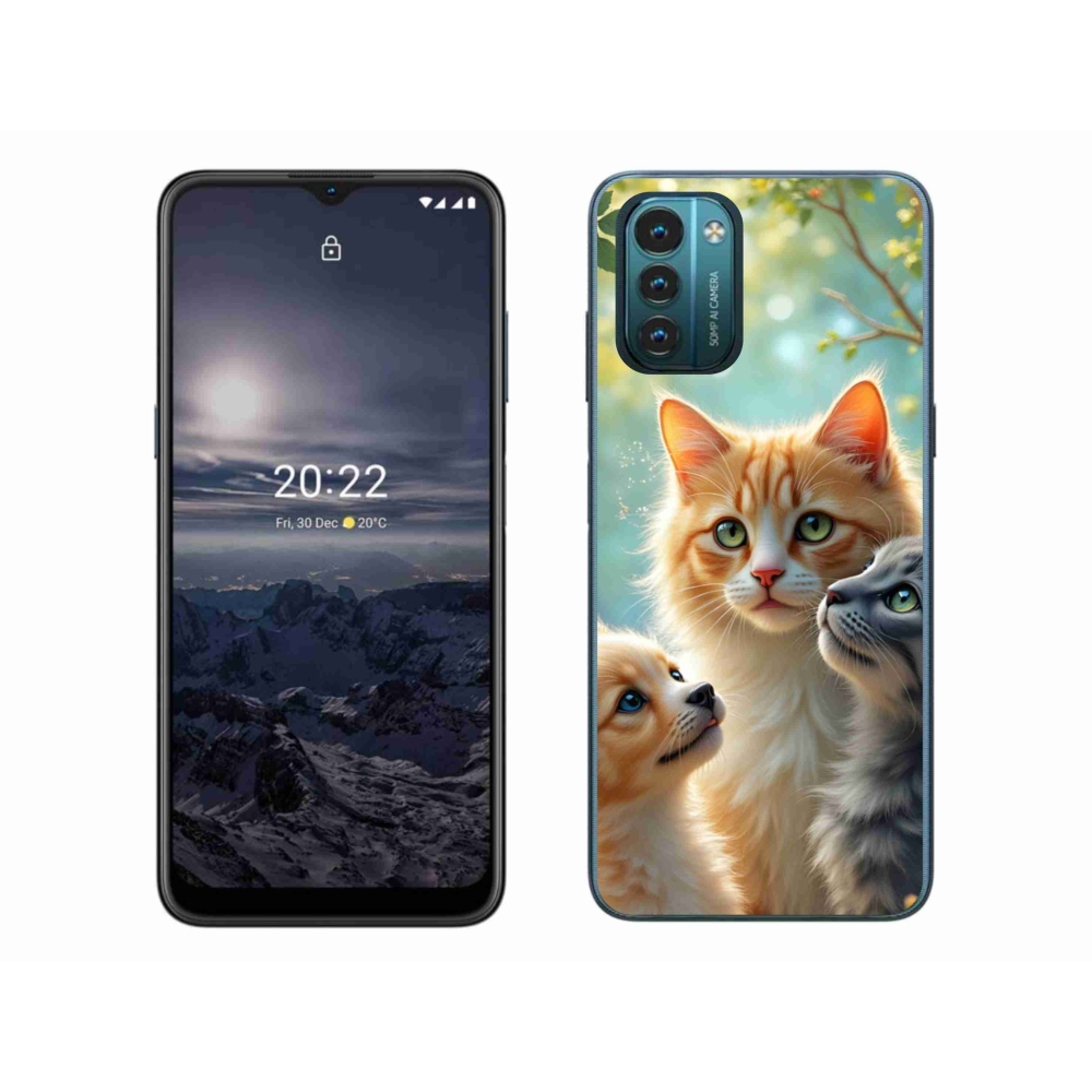 Gelový kryt mmCase na Nokia G11/G21 - zvířecí přátelství 2