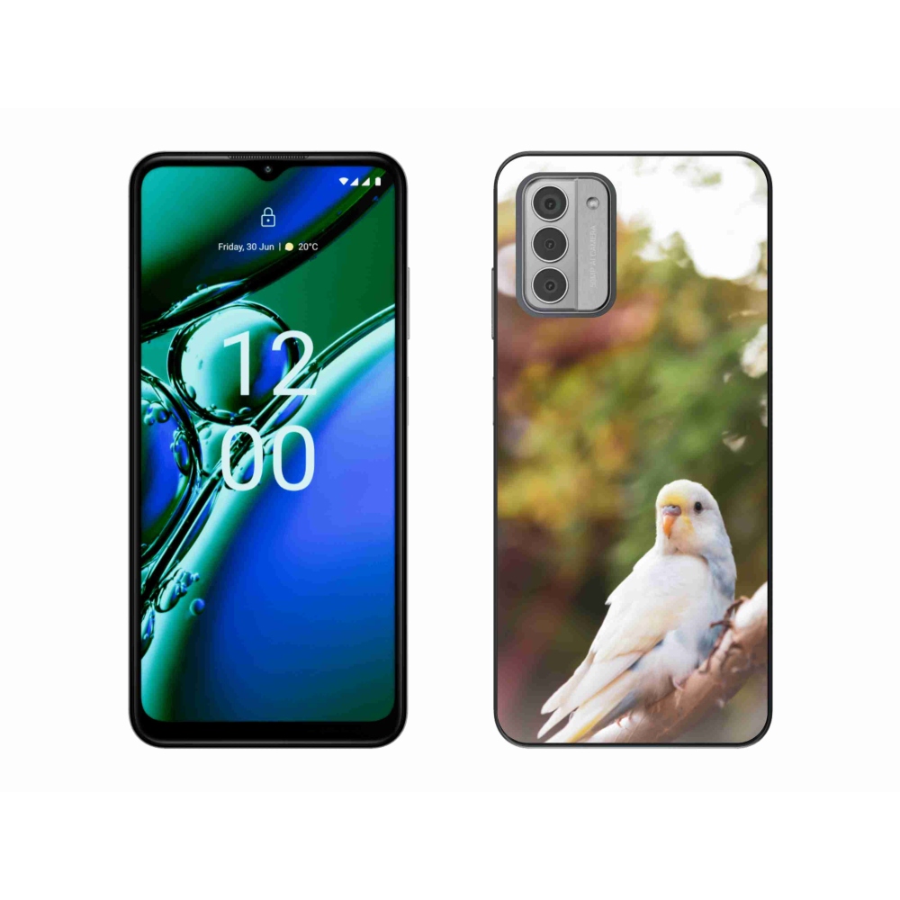 Gelový kryt mmCase na Nokia G42 - andulka bílá