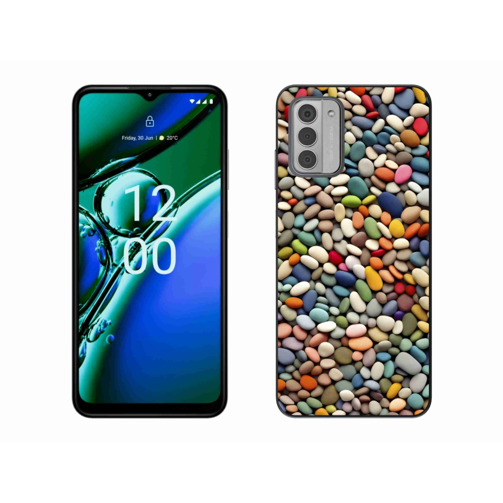 Gelový kryt mmCase na Nokia G42 - barevné kamínky 2