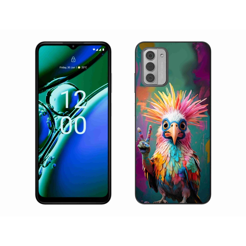 Gelový kryt mmCase na Nokia G42 - barevný rebel