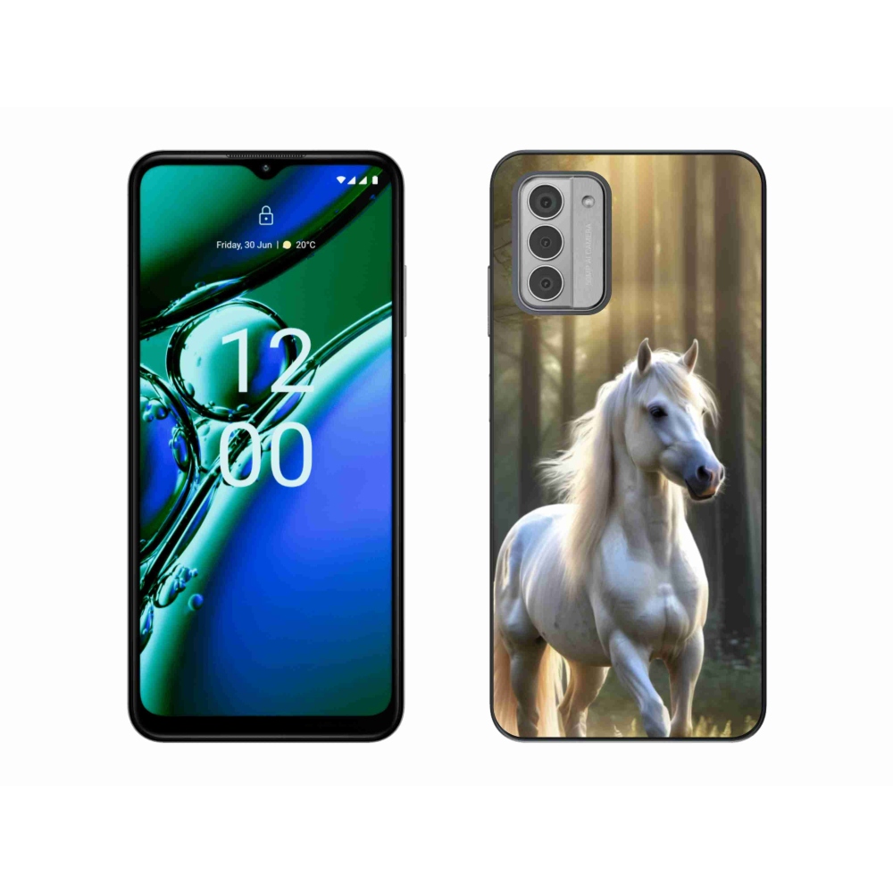 Gelový kryt mmCase na Nokia G42 - bílý kůň 3