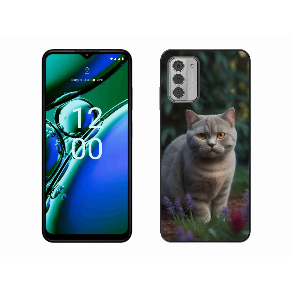 Gelový kryt mmCase na Nokia G42 - britská kočka