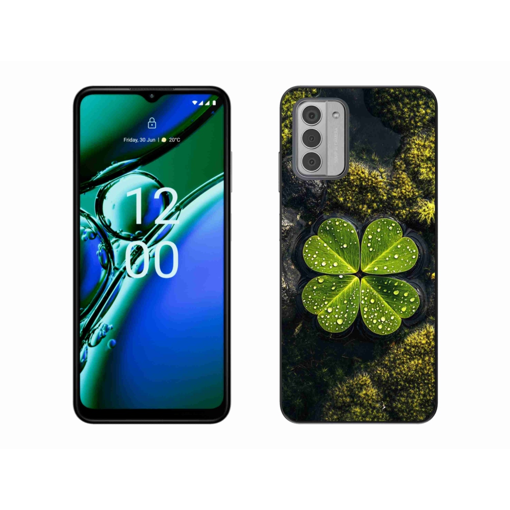 Gelový kryt mmCase na Nokia G42 - čtyřlístek