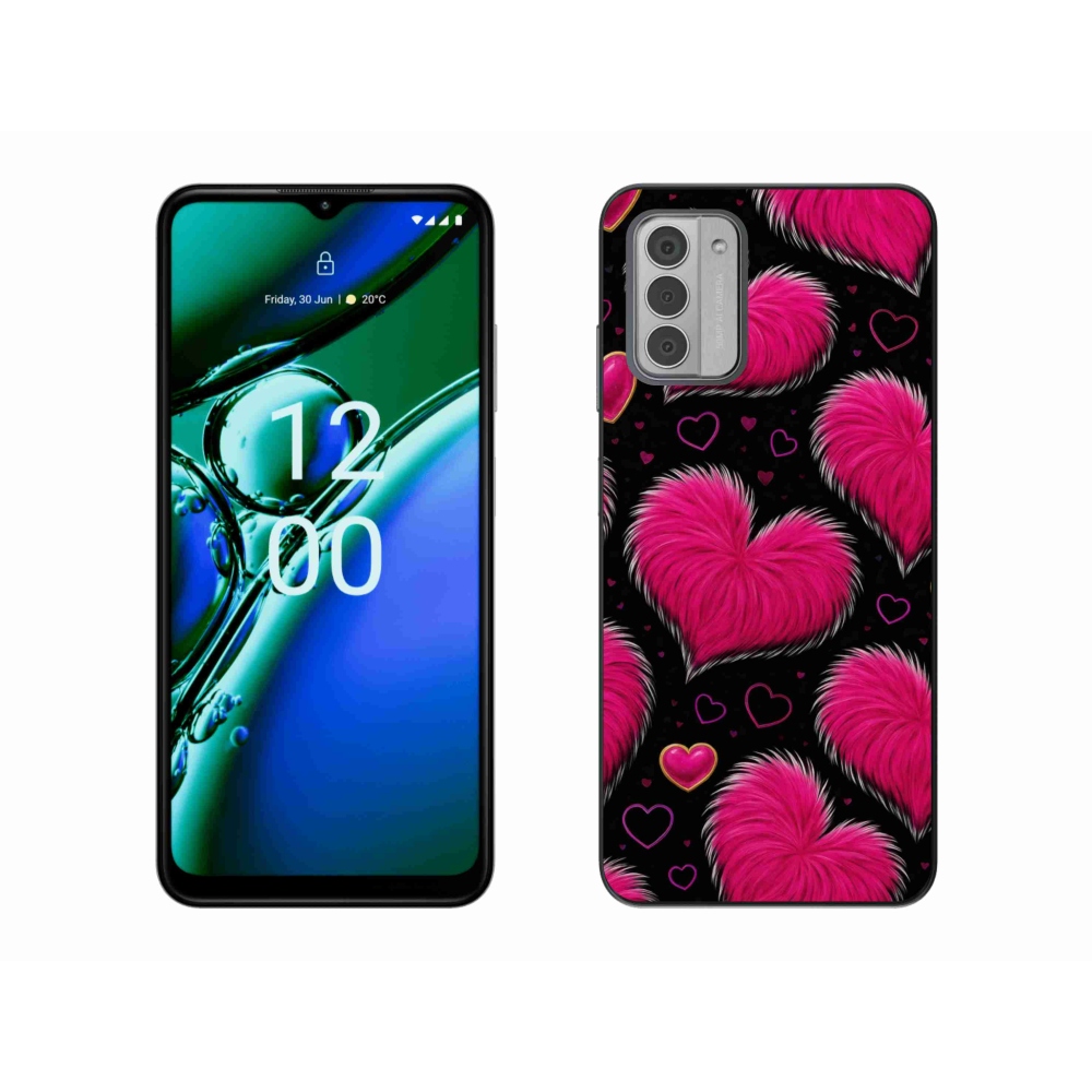 Gelový kryt mmCase na Nokia G42 - hebká srdce