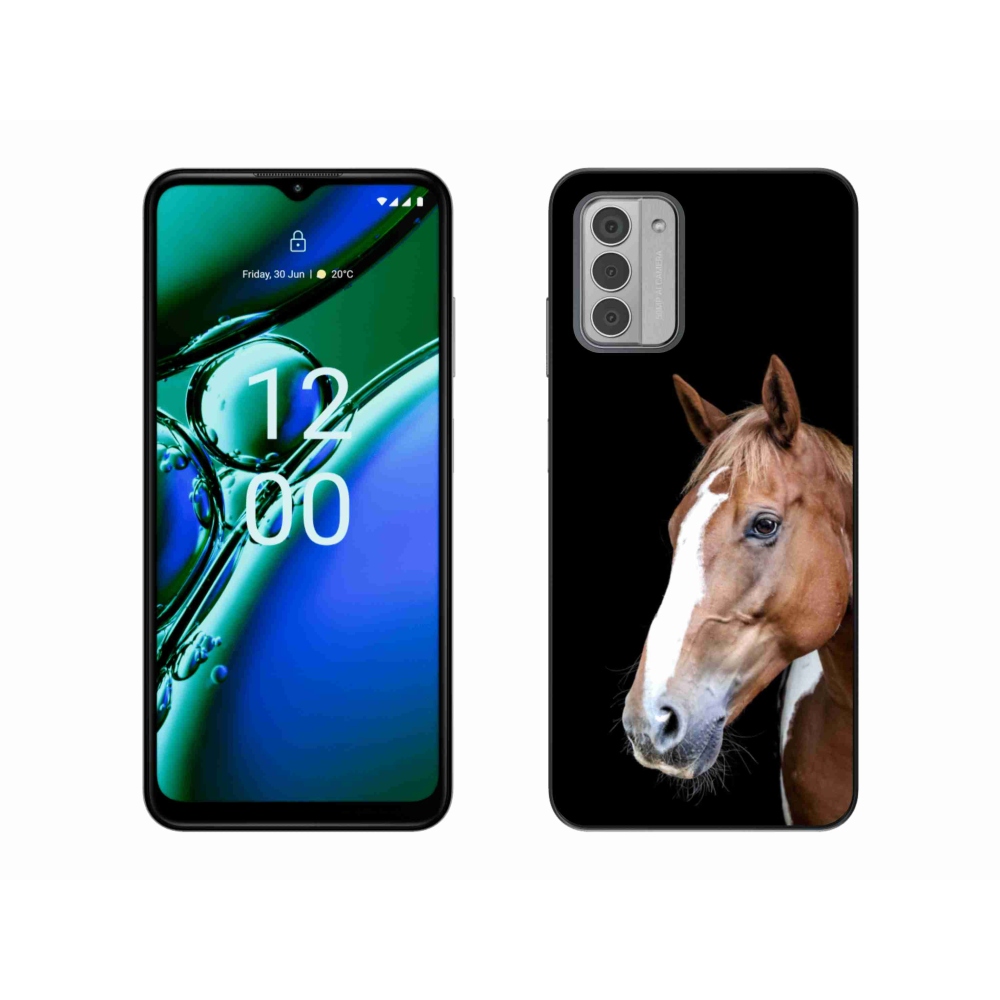 Gelový kryt mmCase na Nokia G42 - hnědý kůň 3