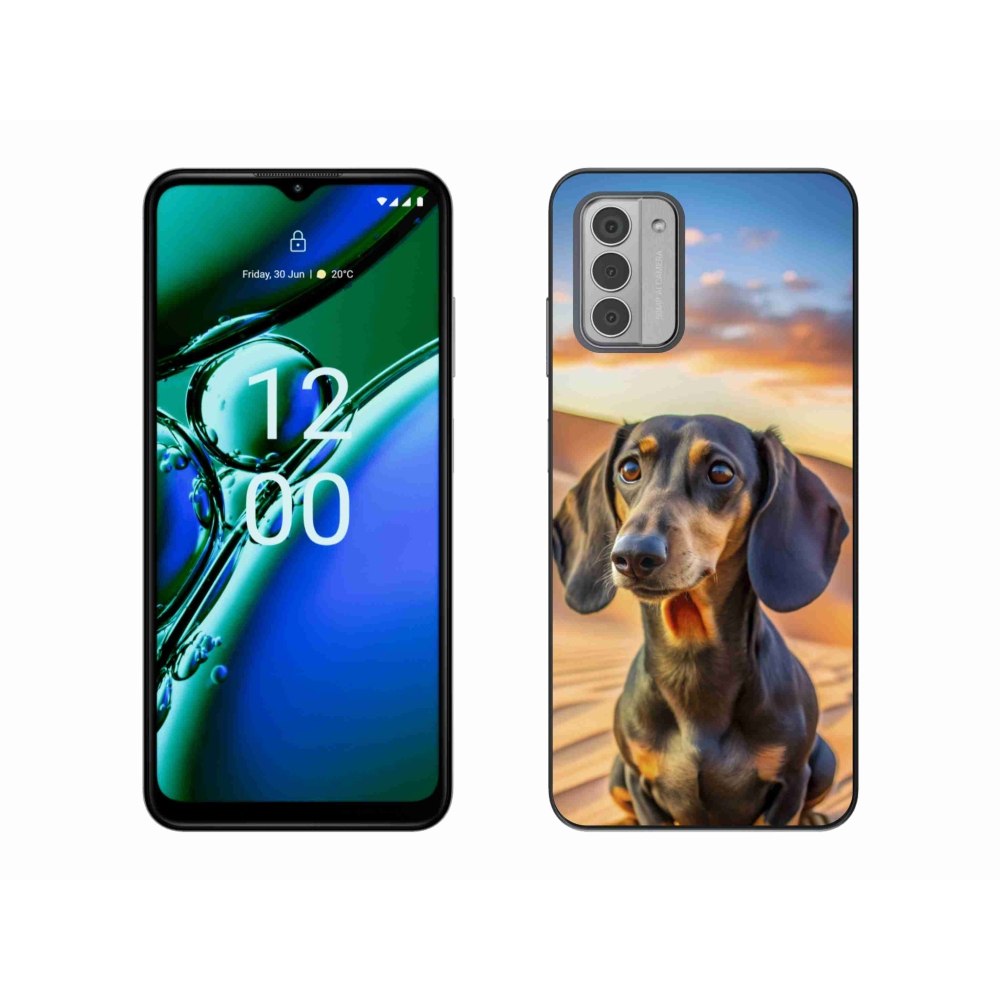 Gelový kryt mmCase na Nokia G42 - jezevčík 3 