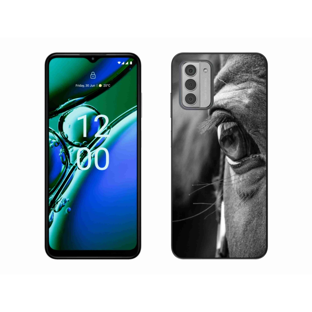 Gelový kryt mmCase na Nokia G42 - koňský pohled