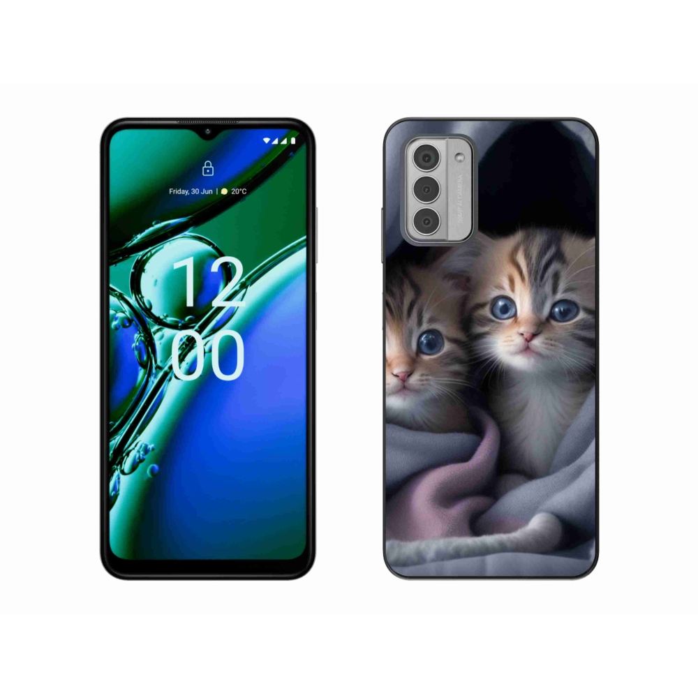 Gelový kryt mmCase na Nokia G42 - kočičí duo 2