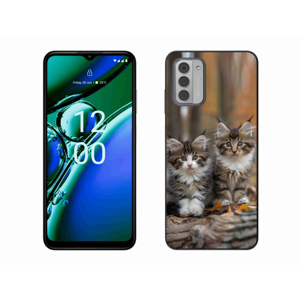 Gelový kryt mmCase na Nokia G42 - kočičí duo 3