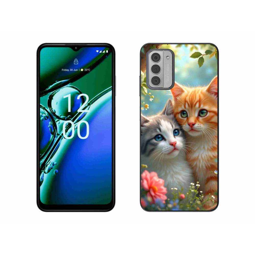 Gelový kryt mmCase na Nokia G42 - kočičí láska 2