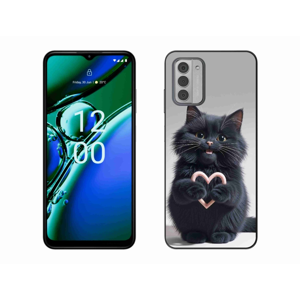 Gelový kryt mmCase na Nokia G42 - kočičí láska 3