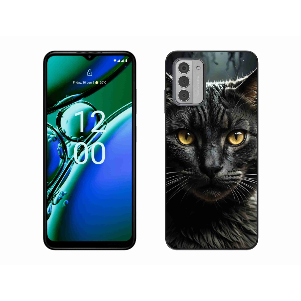 Gelový kryt mmCase na Nokia G42 - kočičí pohled 3