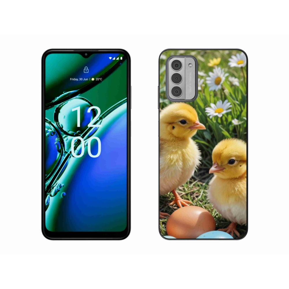 Gelový kryt mmCase na Nokia G42 - kuřátka