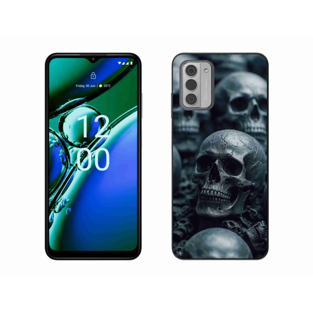 Gelový kryt mmCase na Nokia G42 - lebka 2