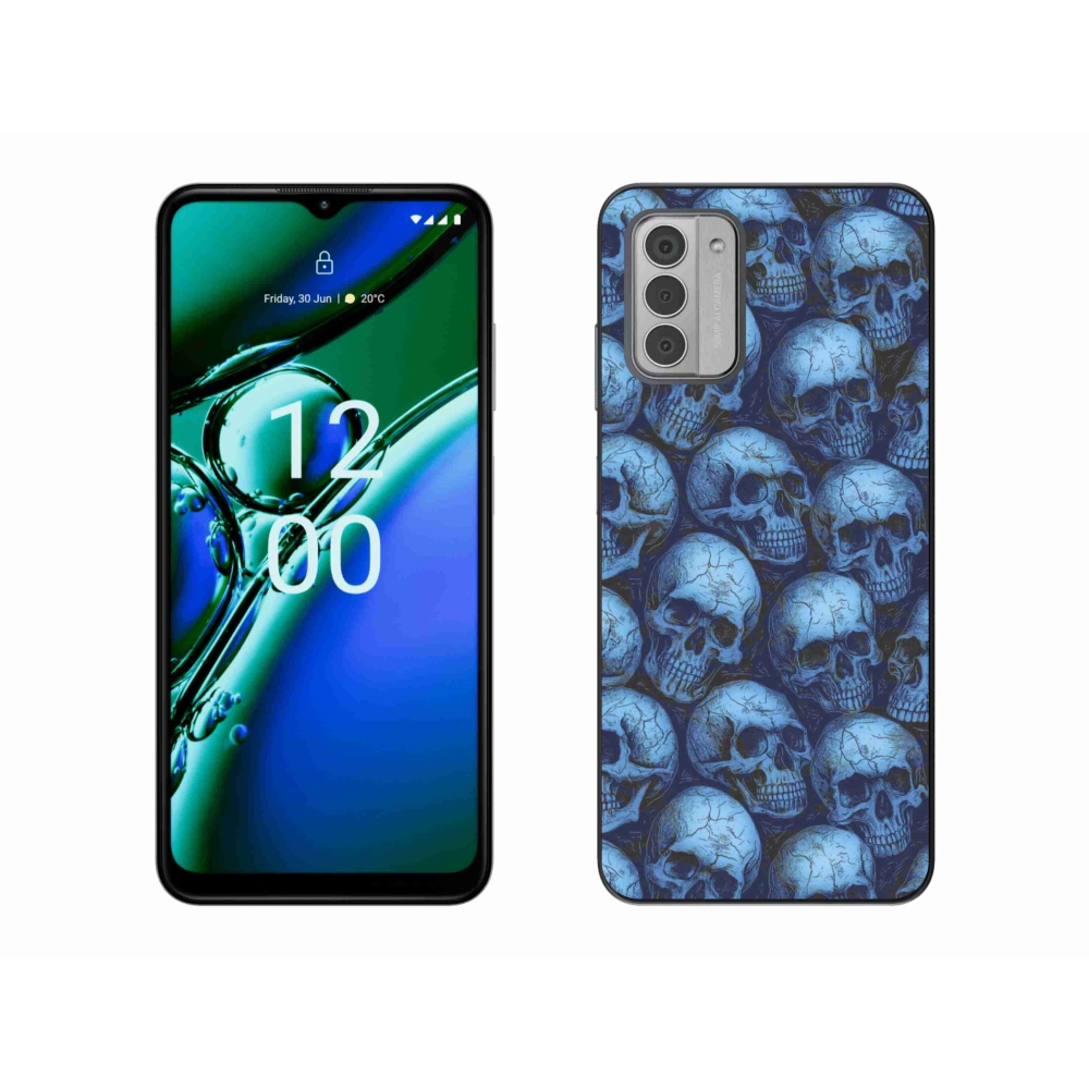 Gelový kryt mmCase na Nokia G42 - lebky