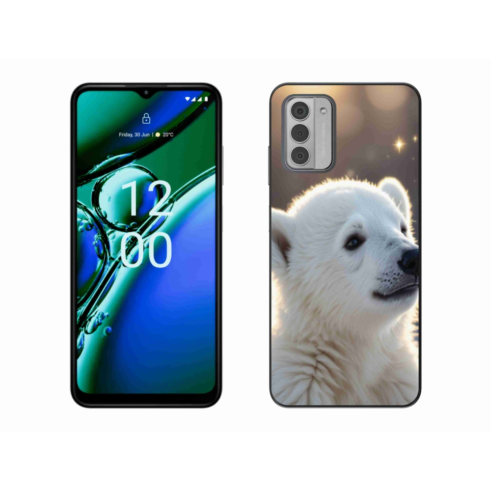 Gelový kryt mmCase na Nokia G42 - lední medvěd