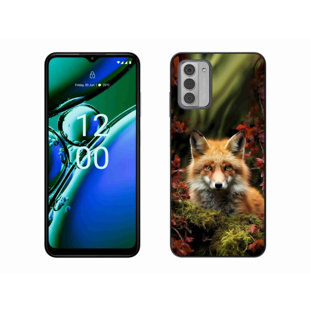 Gelový kryt mmCase na Nokia G42 - liška v lese
