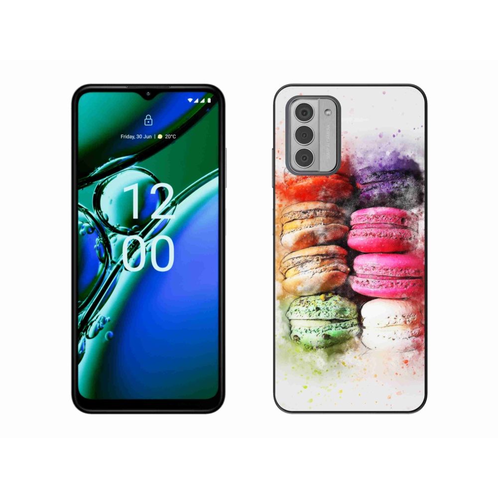 Gelový kryt mmCase na Nokia G42 - makrónky