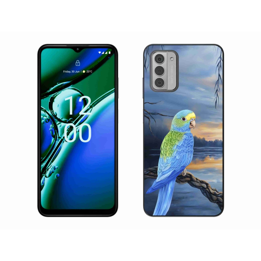 Gelový kryt mmCase na Nokia G42 - modrý papoušek
