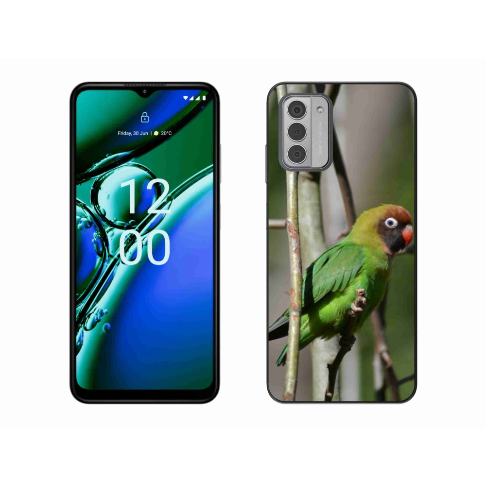 Gelový kryt mmCase na Nokia G42 - papoušek agapornis