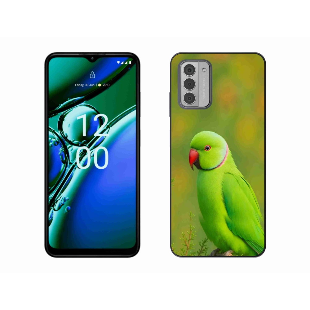 Gelový kryt mmCase na Nokia G42 - papoušek alexandr 2