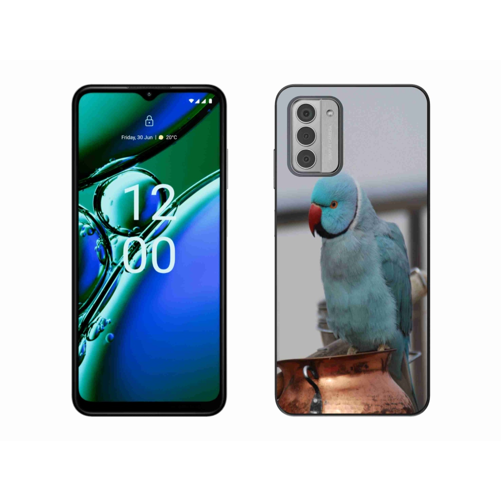 Gelový kryt mmCase na Nokia G42 - papoušek alexandr modrý