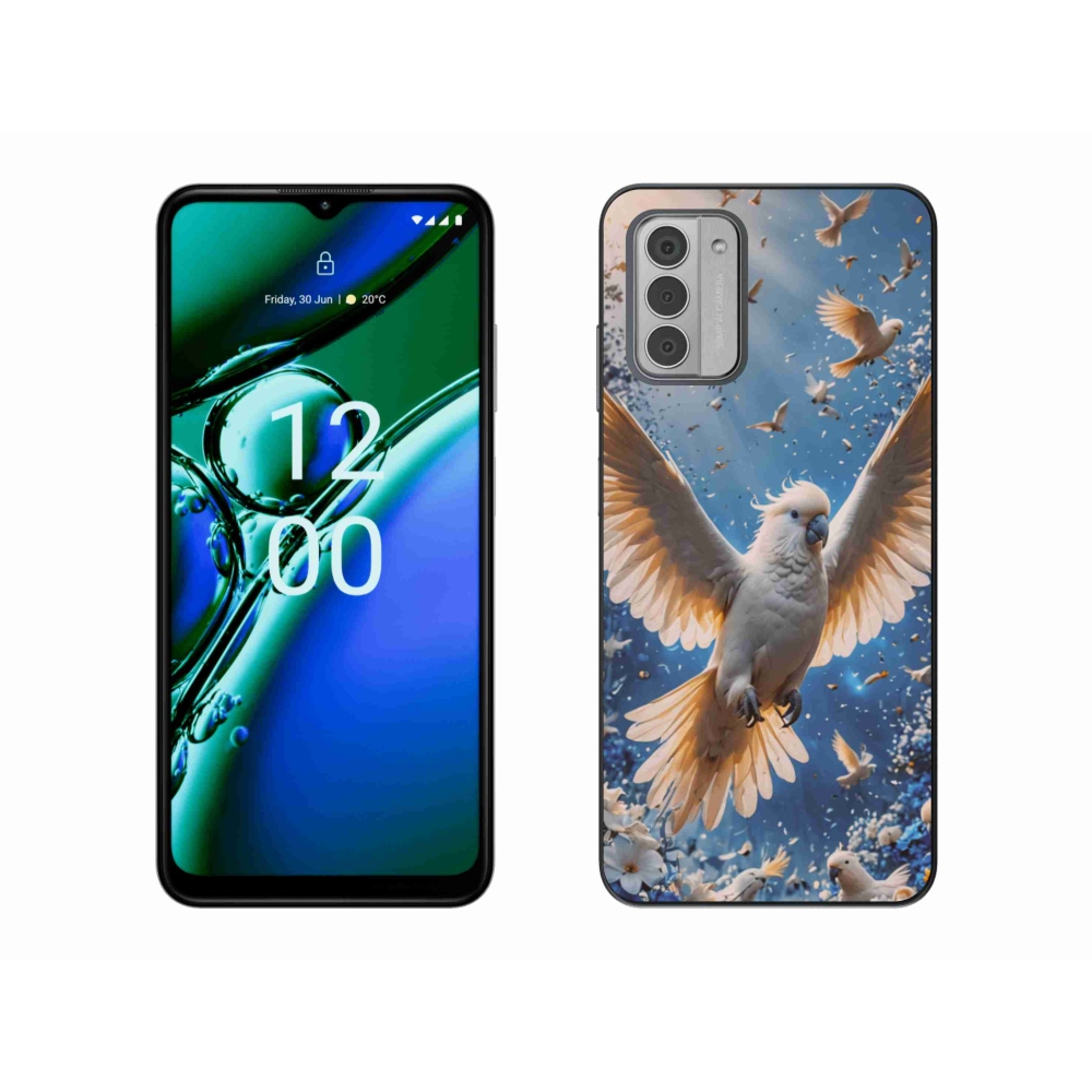 Gelový kryt mmCase na Nokia G42 - papoušek kakadu