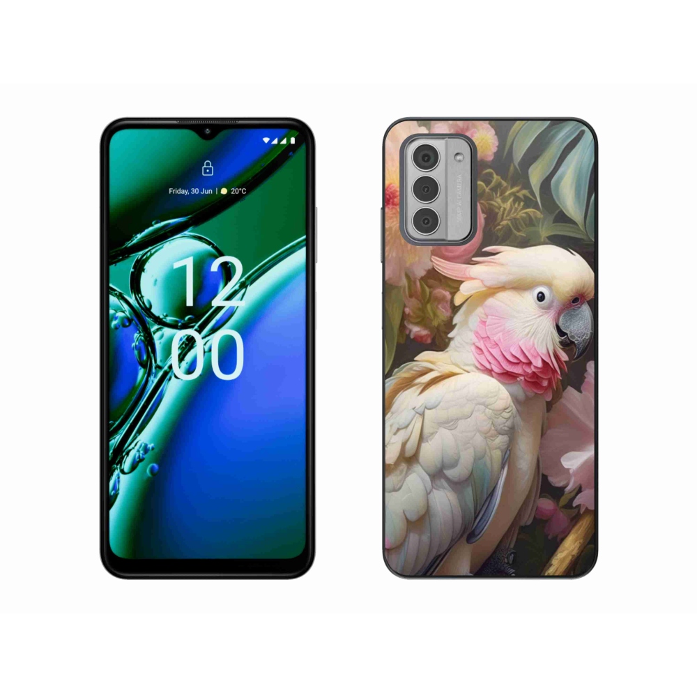 Gelový kryt mmCase na Nokia G42 - papoušek kakadu růžový 2