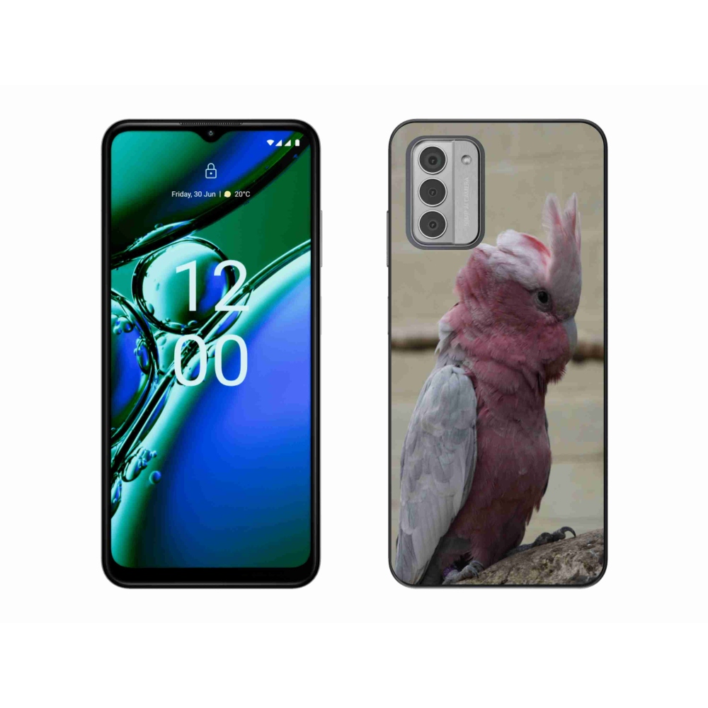 Gelový kryt mmCase na Nokia G42 - papoušek kakadu růžový
