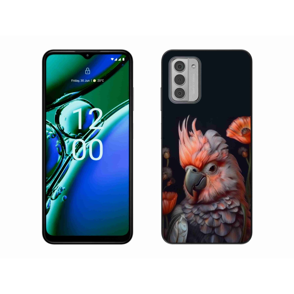 Gelový kryt mmCase na Nokia G42 - papoušek kakadu v barvách