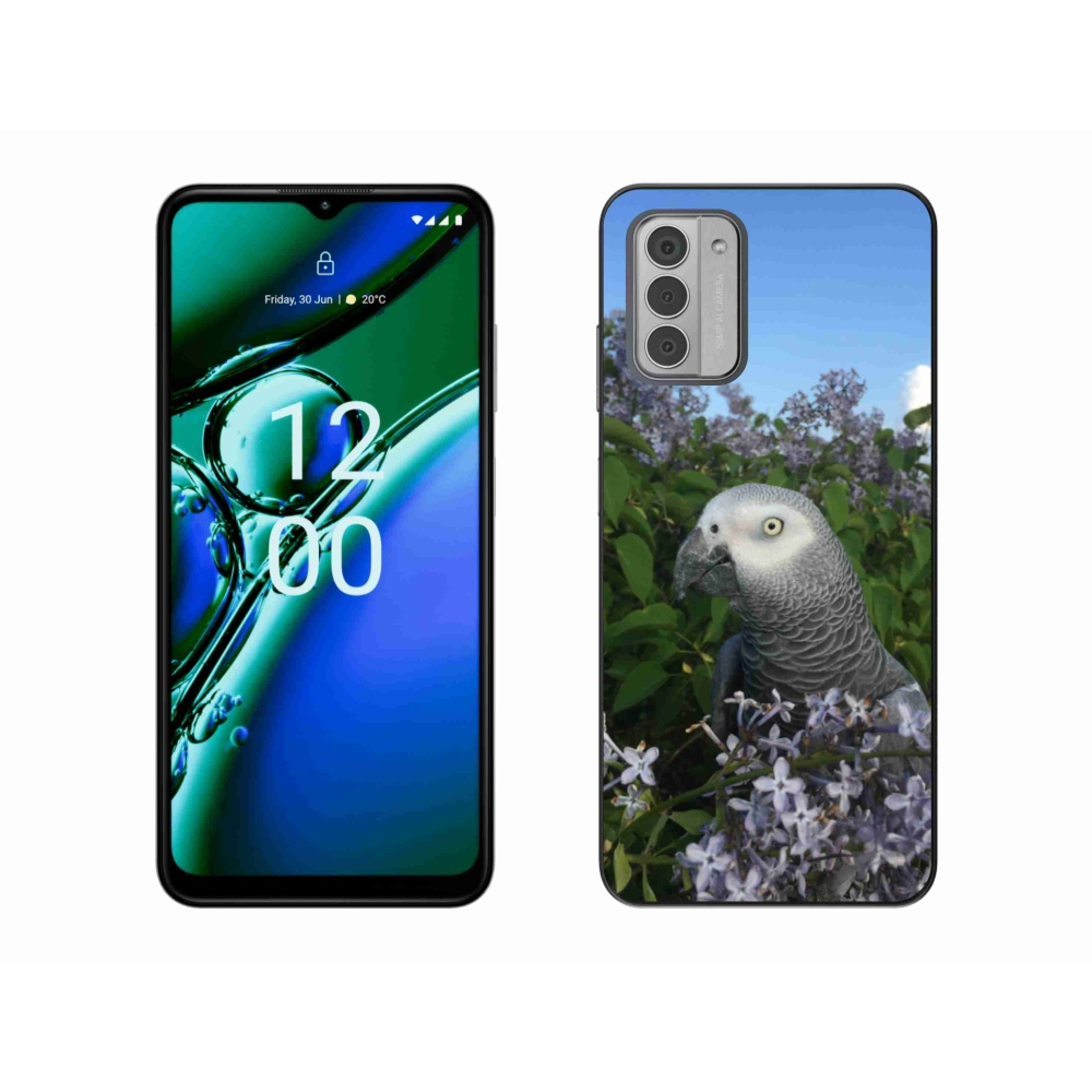 Gelový kryt mmCase na Nokia G42 - papoušek žako