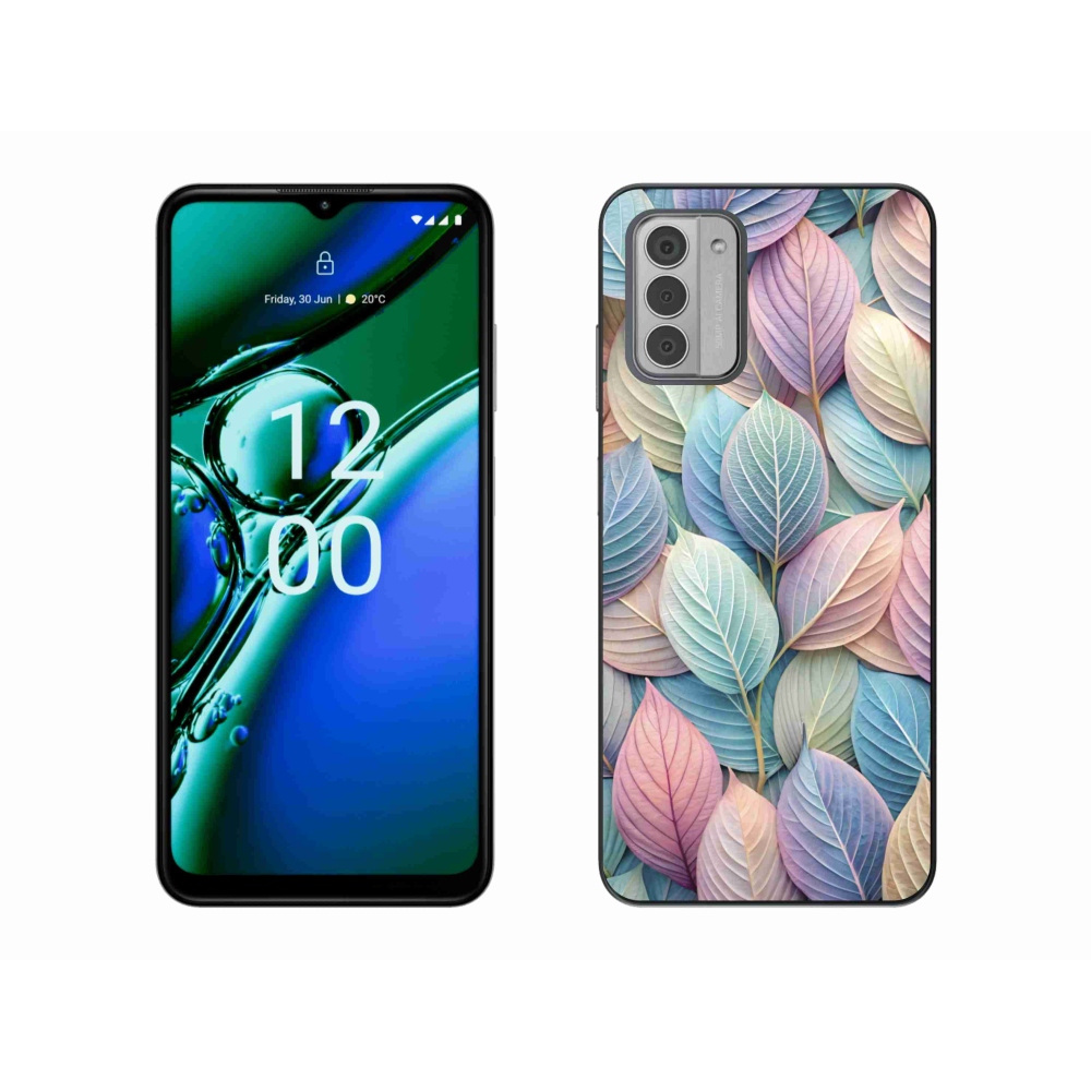 Gelový kryt mmCase na Nokia G42 - pastelové listy