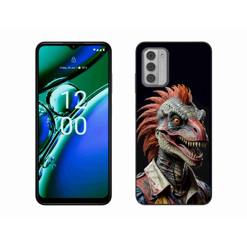 Gelový kryt mmCase na Nokia G42 - punk dinosaurus