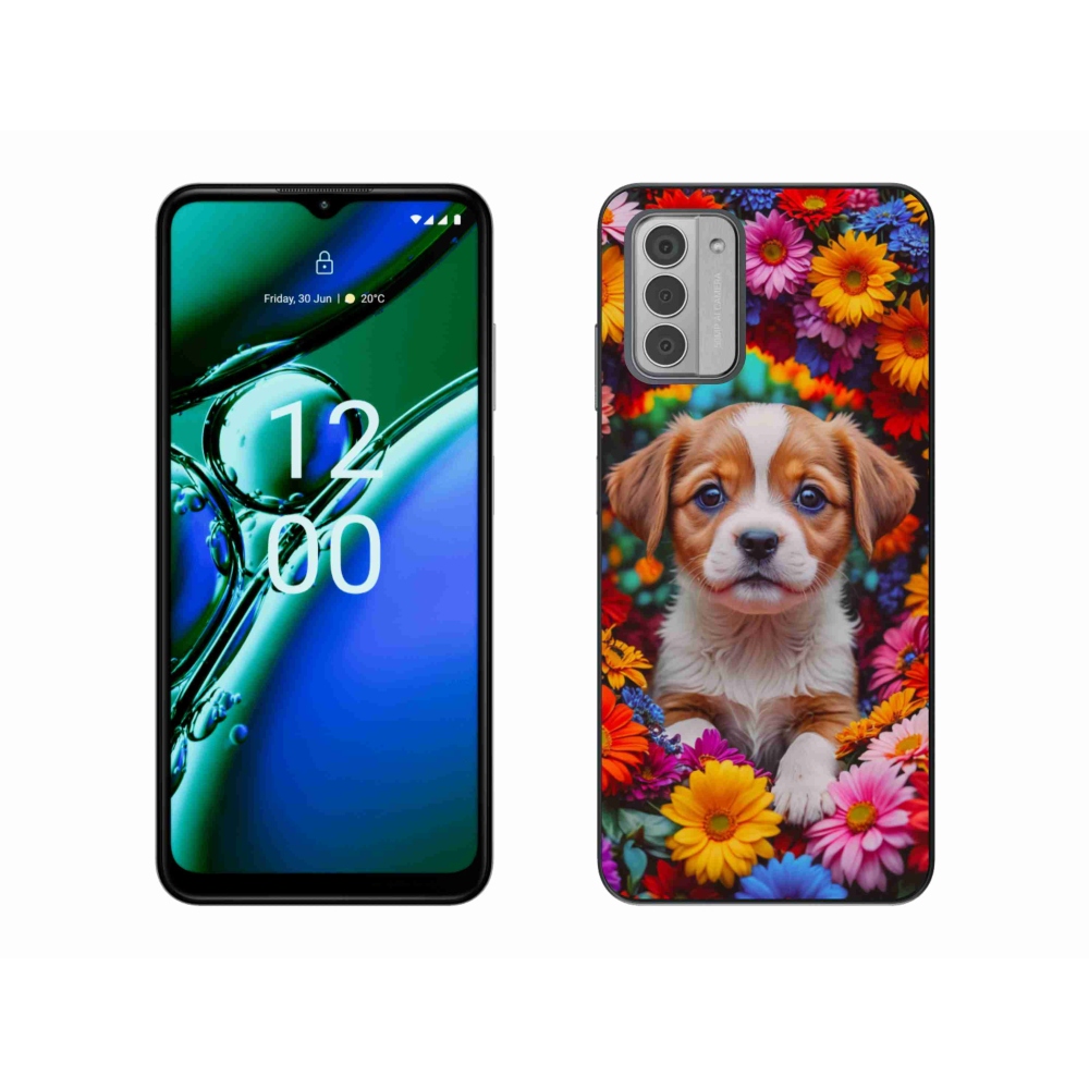 Gelový kryt mmCase na Nokia G42 - roztomilé štěně