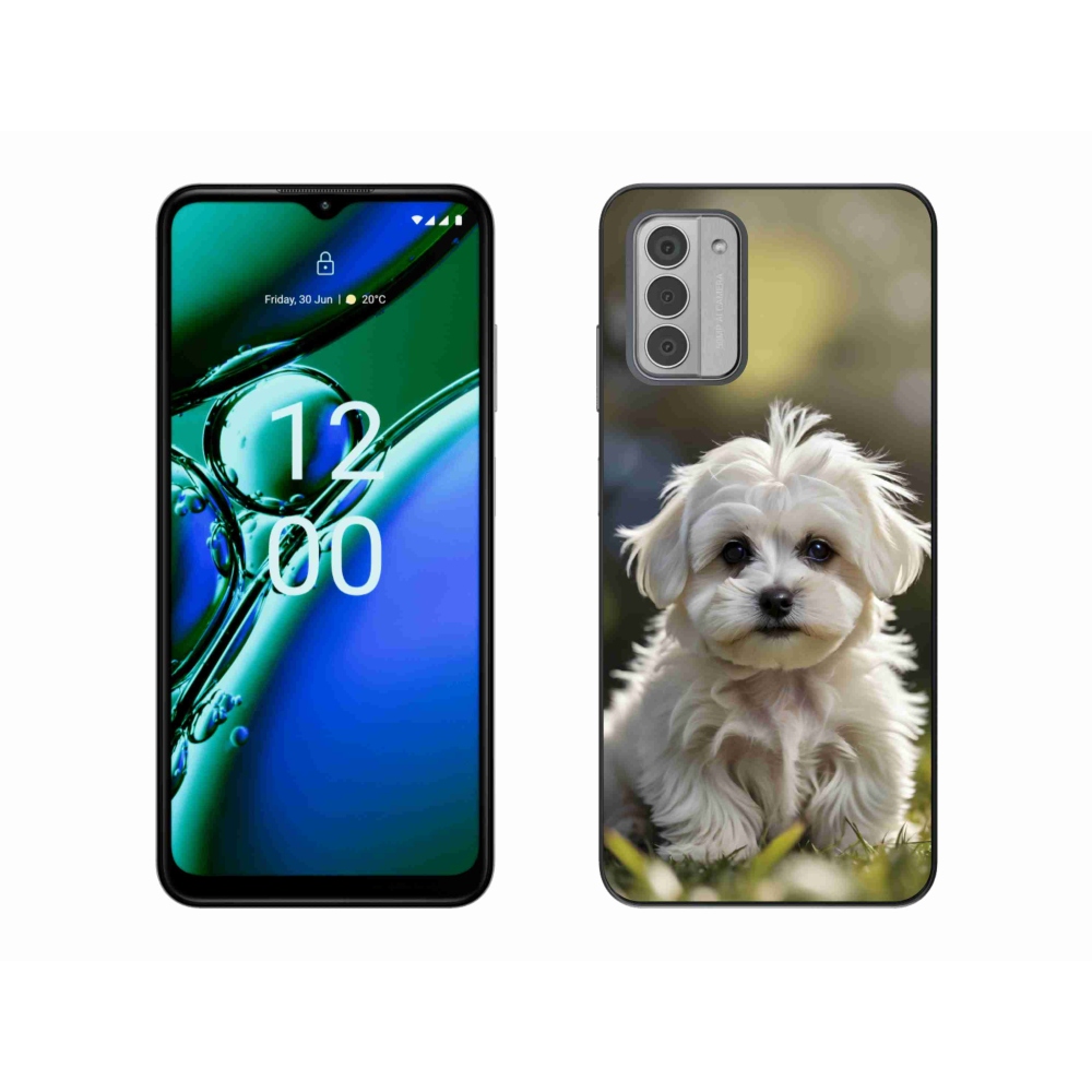 Gelový kryt mmCase na Nokia G42 - roztomilý maltézský psík
