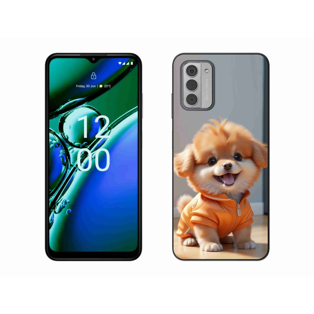 Gelový kryt mmCase na Nokia G42 - roztomilý pomeranian v mikině