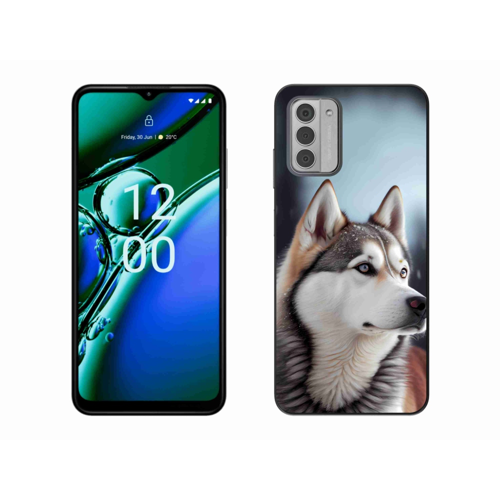 Gelový kryt mmCase na Nokia G42 - sibiřský husky