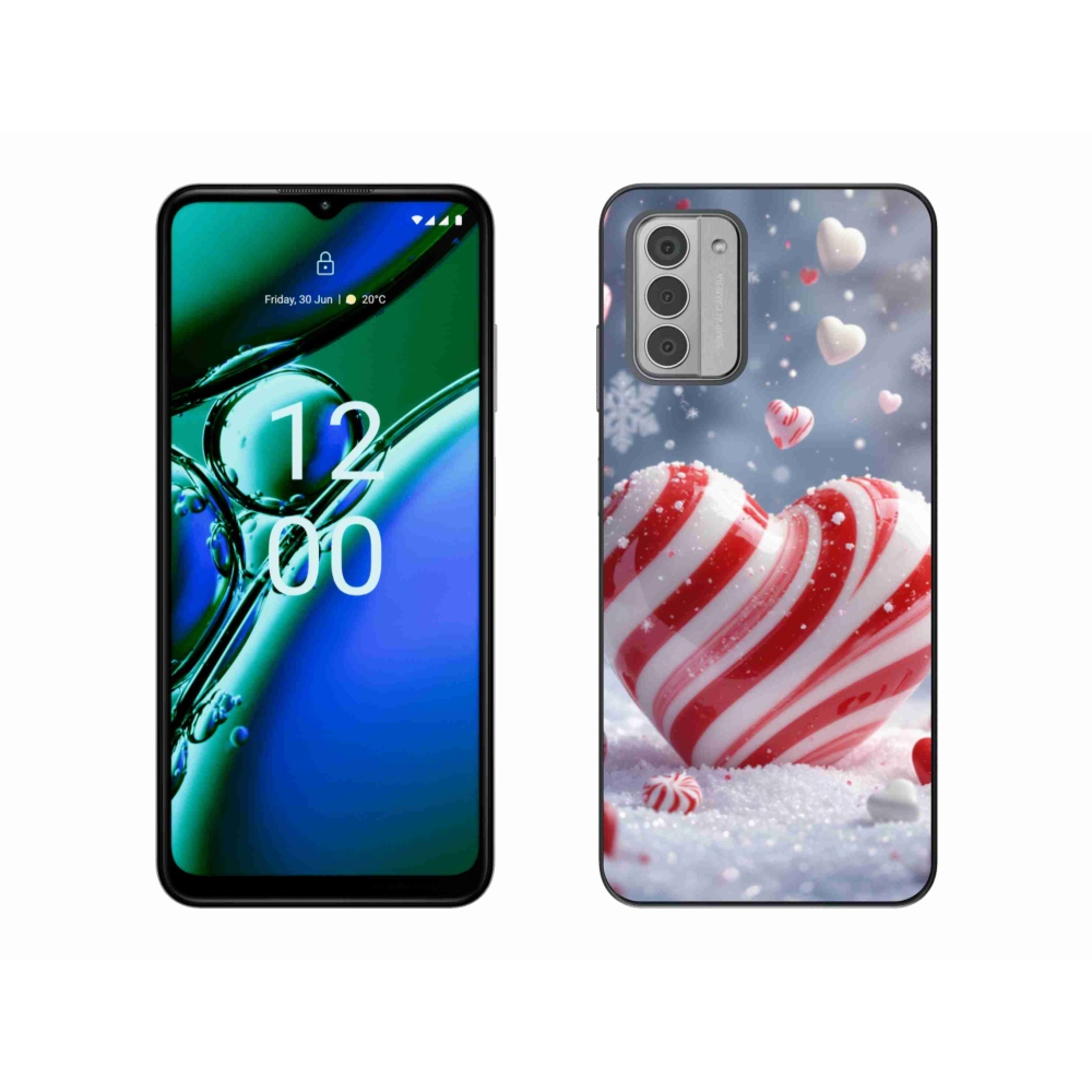 Gelový kryt mmCase na Nokia G42 - sladké srdce