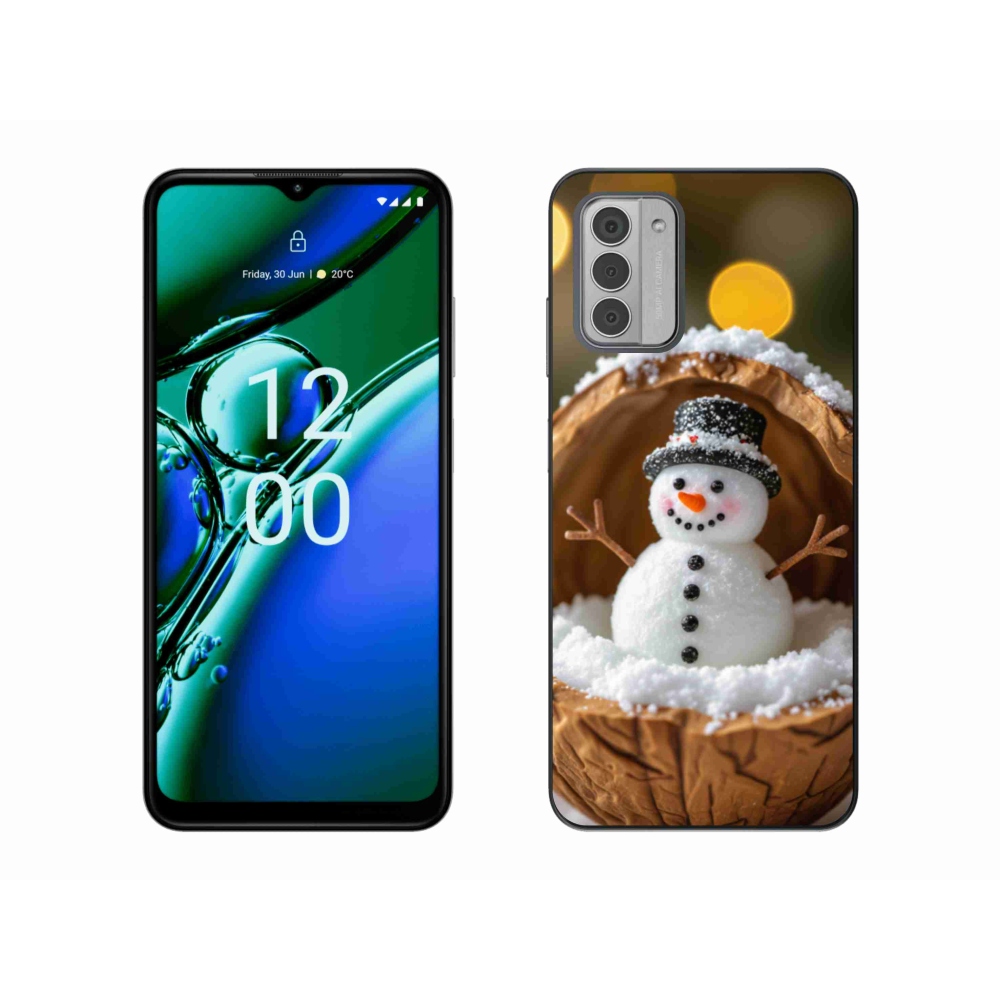 Gelový kryt mmCase na Nokia G42 - sněhulák 4