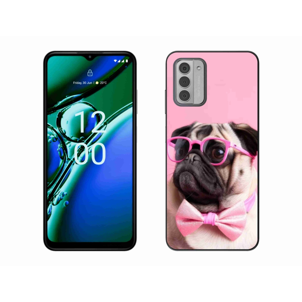Gelový kryt mmCase na Nokia G42 - stylový mops