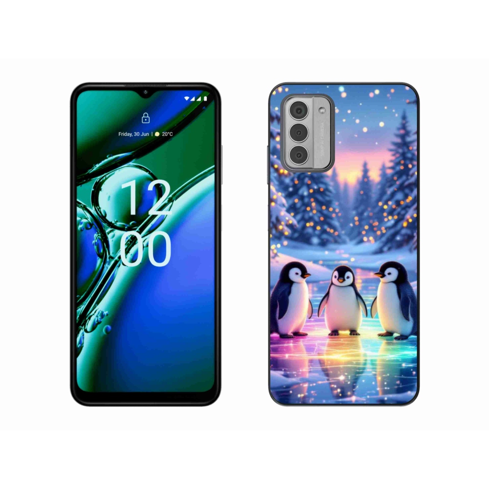 Gelový kryt mmCase na Nokia G42 - tučnáci