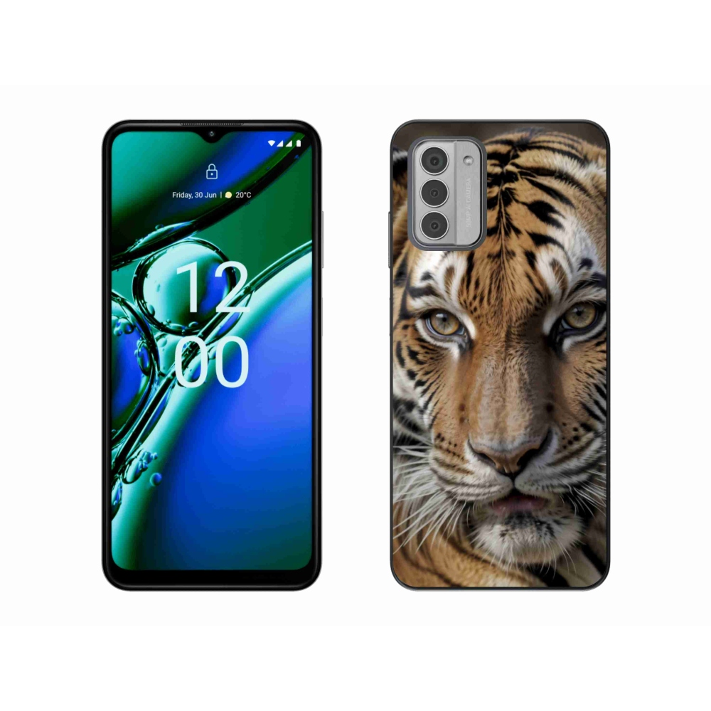 Gelový kryt mmCase na Nokia G42 - tygří pohled