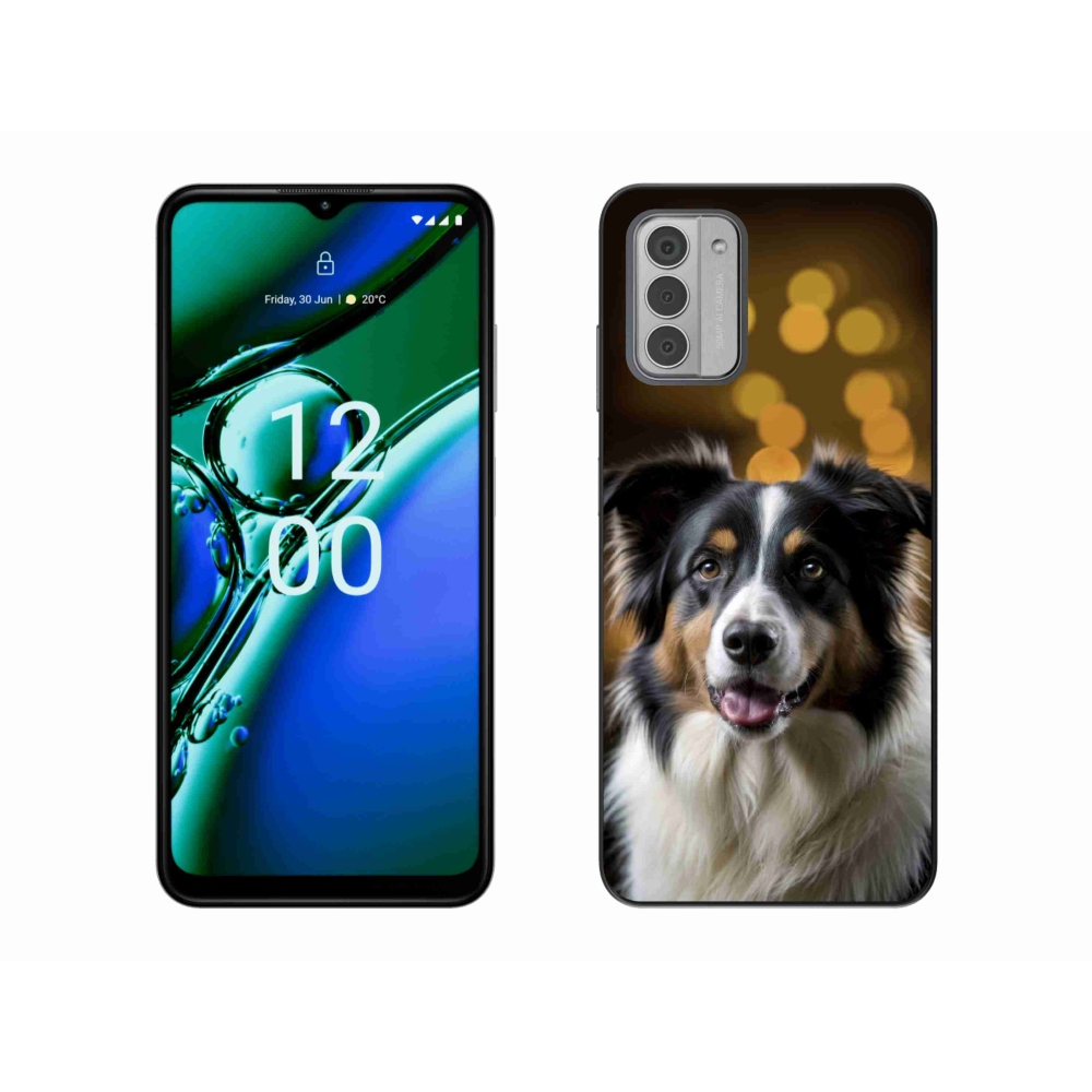 Gelový kryt mmCase na Nokia G42 - usměvavý australský ovčák