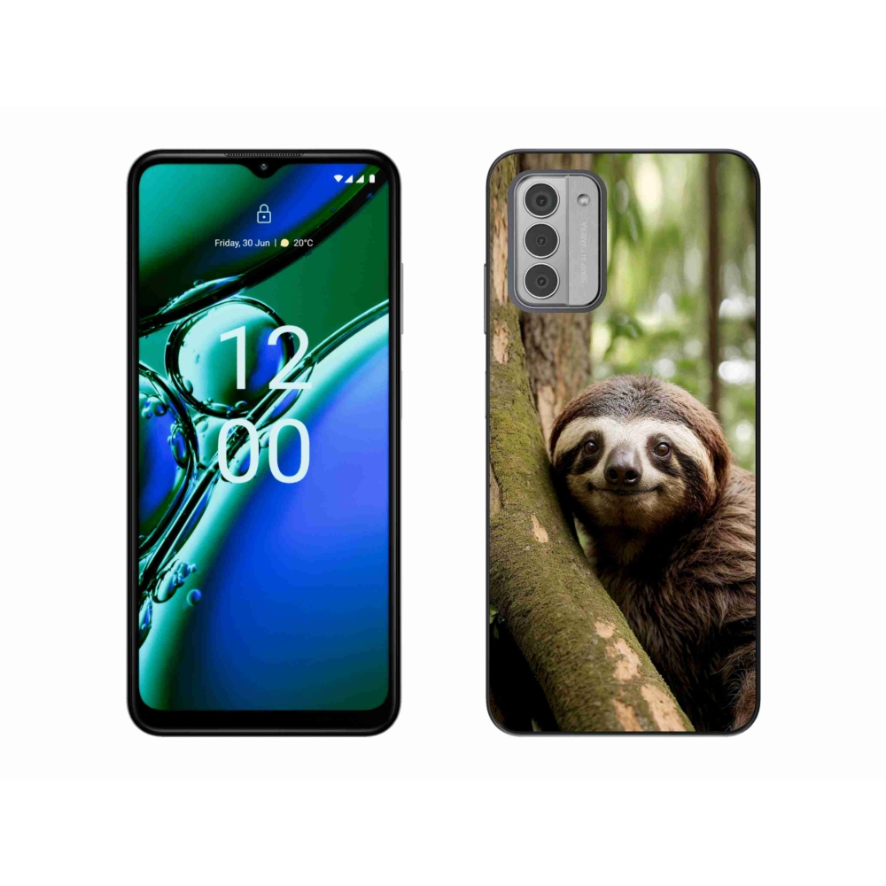 Gelový kryt mmCase na Nokia G42 - usměvavý lenochod