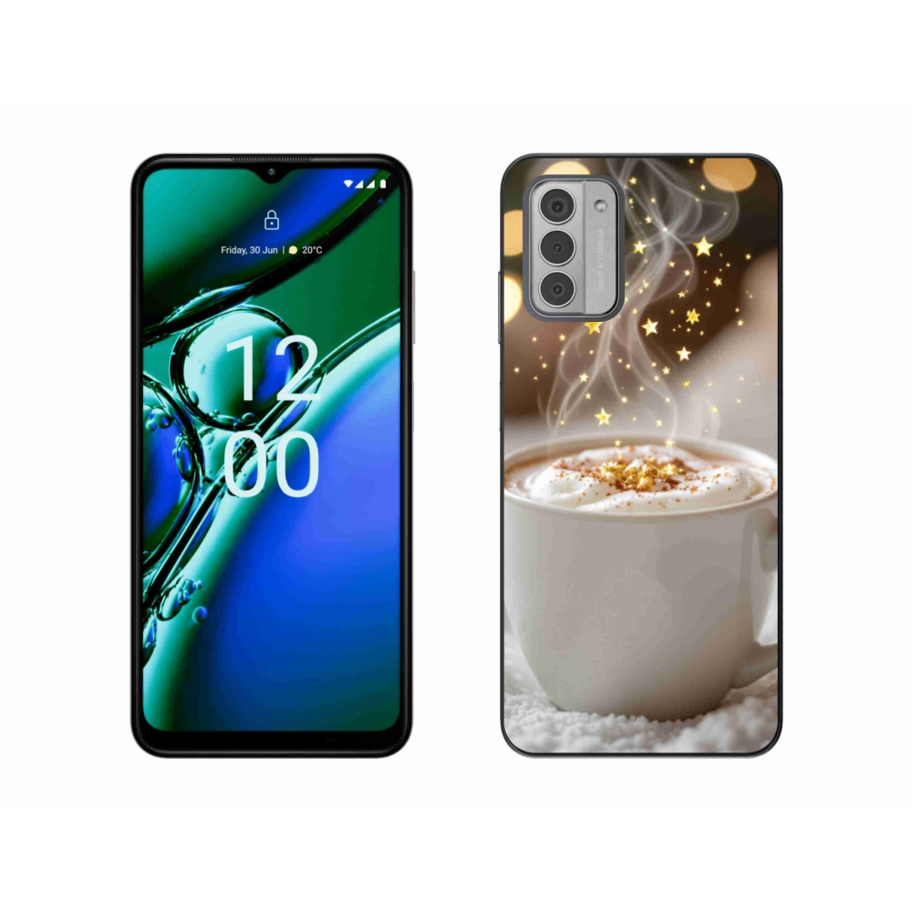 Gelový kryt mmCase na Nokia G42 - vánoční horký nápoj