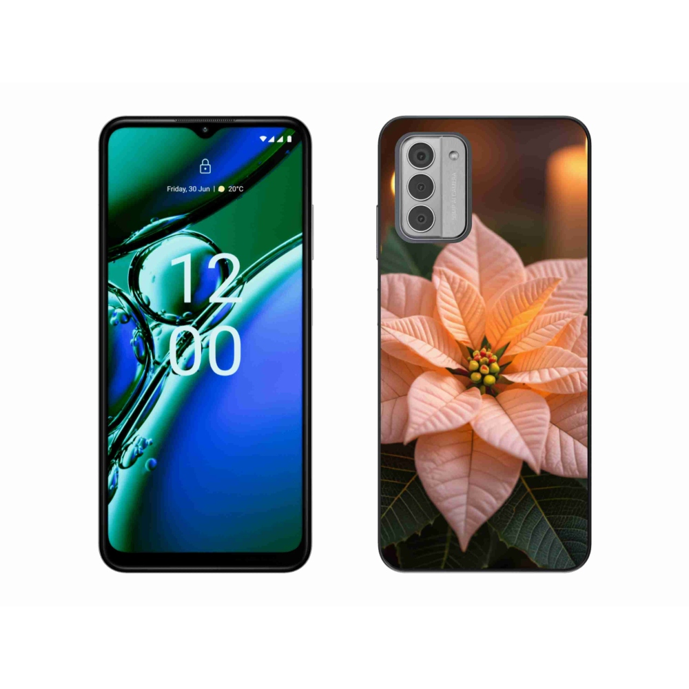 Gelový kryt mmCase na Nokia G42 - vánoční hvězda