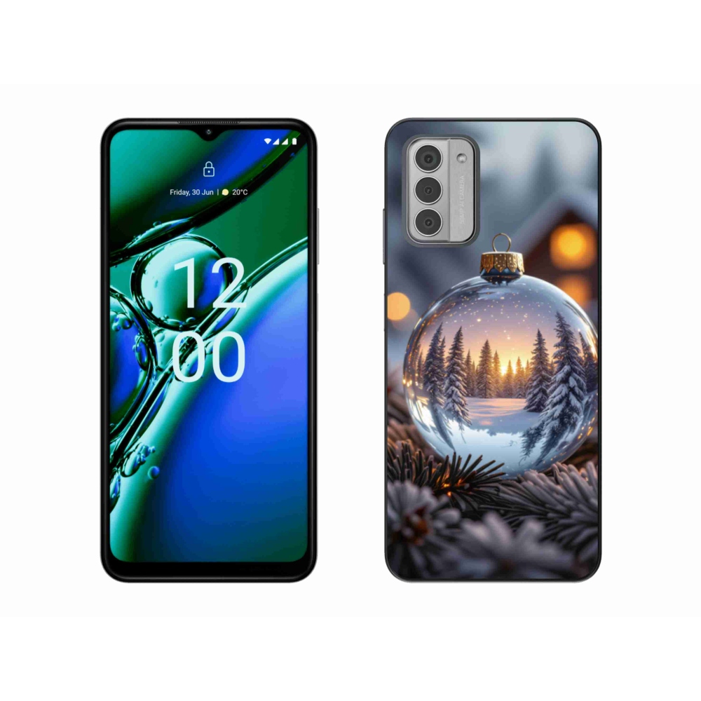 Gelový kryt mmCase na Nokia G42 - vánoční ozdoba