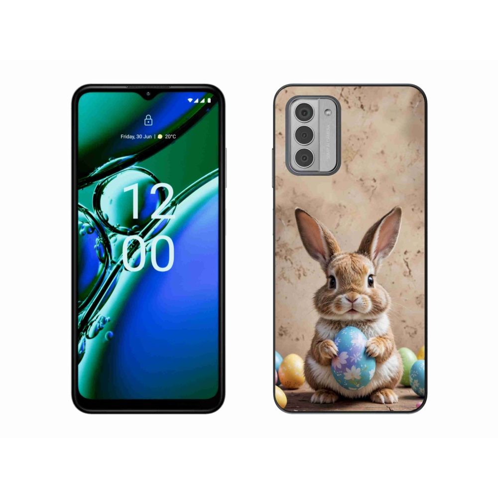 Gelový kryt mmCase na Nokia G42 - velikonoční králíček