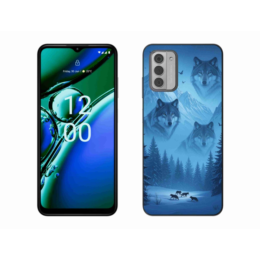 Gelový kryt mmCase na Nokia G42 - vlčí smečka