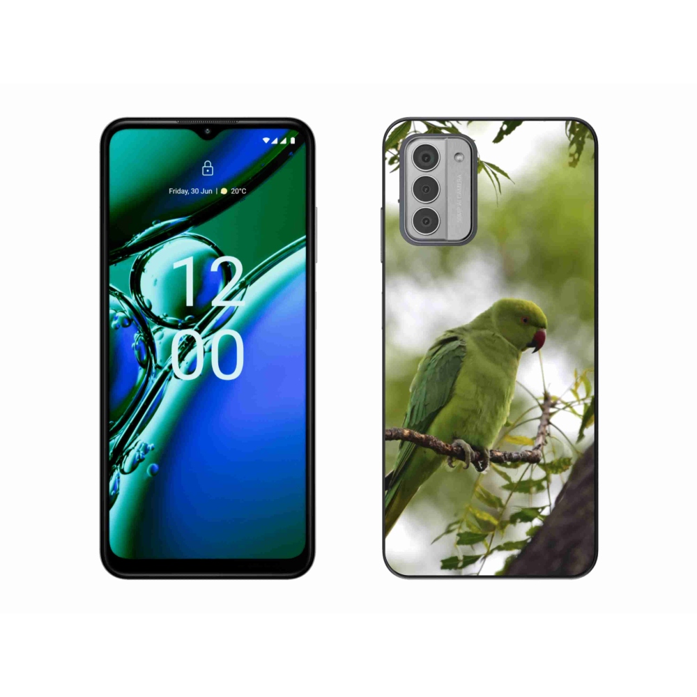 Gelový kryt mmCase na Nokia G42 - zelený papoušek